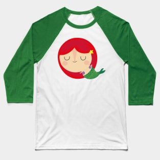 Mermaid Baseball T-Shirt